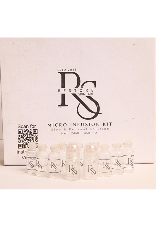 Restore Skincare- DIY Micro infusion Kit  3 Month Supply (6 Sessions)