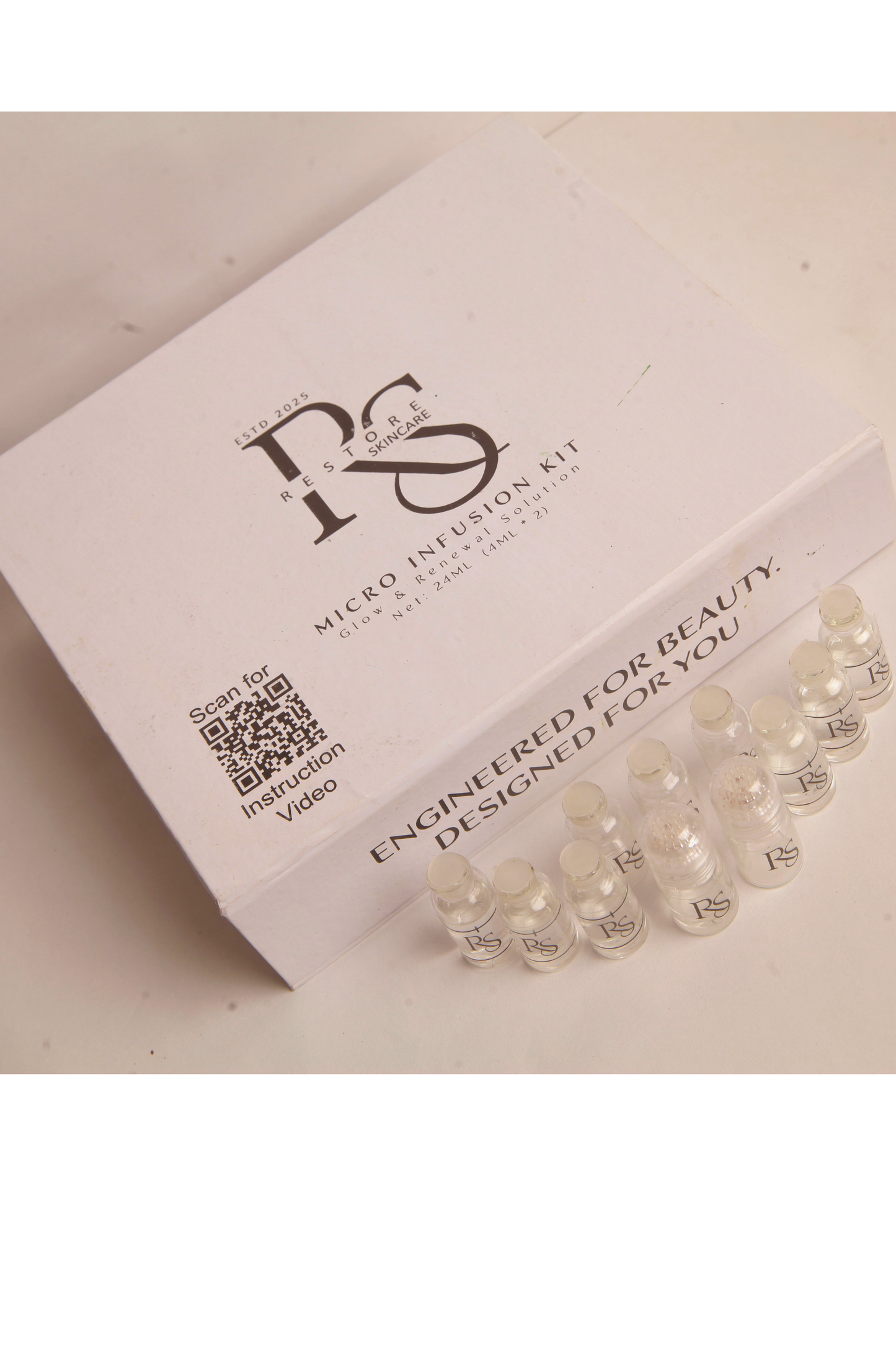 Restore Skincare- DIY Micro infusion Kit  3 Month Supply (6 Sessions)