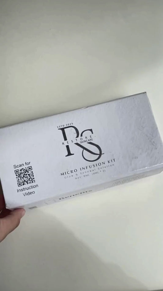 Restore Skincare- Micro Infusion Kit 1 month Supply (2 Session)